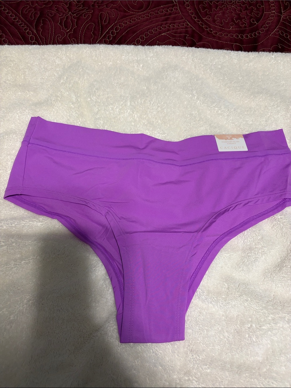 Cacique Vibrant Purple Women's Bikini Bottoms